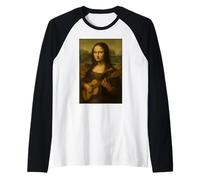 Mona Lisa Jouant de la Guitare Renaissance Guitariste Musicien Art Manche Raglan