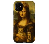 Mona Lisa Kittens Peinture Classique Amusante Feline Art Coque pour iPhone 11