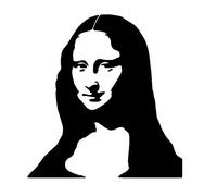 Mona Lisa - Léonard de Vinci Autocollant mural Décor Élégant Garderie Sticker Mural Salon Décalque Décalcomanies Accueil Autocollants modernes Chambre Décoration