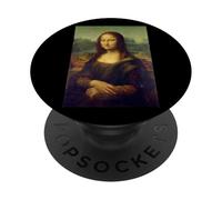Mona Lisa Léonard de Vinci Fan Art Mona Lisa PopSockets PopGrip Adhésif