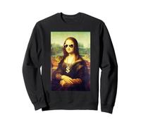 Mona Lisa Lunettes de Soleil Mona Lisa chaîne Dollar Parodie Sweatshirt