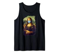 Mona Lisa Masque de protection pour le visage de Léonard de Vinci Débardeur