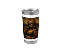 Mona Lisa noire, Mois de l’histoire des Noirs Gobelet isotherme en acier inoxydable double paroi