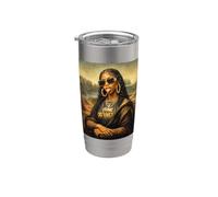 Mona Lisa noire, Mois de l’histoire des Noirs Gobelet isotherme en acier inoxydable double paroi