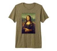 Mona Lisa Oeuvre d'art La Joconde de Léonard de Vinci T-Shirt Haut de Gamme