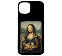 Mona Lisa Pig Piglet Portrait Peinture d'art Coque pour iPhone 15 Plus