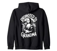 Mona-Lisa promu à grand-mère - Amant drôle de grand-mère Sweat à Capuche
