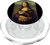 Mona Lisa Red Panda Art Parodie Peinture drôle Animal Peinture PopSockets PopGrip pour MagSafe