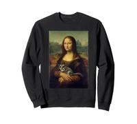 Mona Lisa Sugar Glider Funny Renaissance Art propriétaire d'animal de Compagnie Sweatshirt