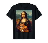 Mona Lisa + T-shirt chat T-Shirt