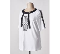 mona lisa tee-shirts et débardeurs femme de couleur blanc 48