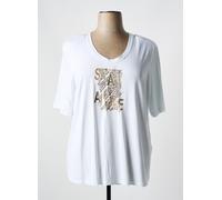 mona lisa tee-shirts et débardeurs femme de couleur blanc 62
