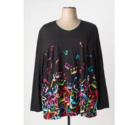 mona lisa tee-shirts et débardeurs femme de couleur noir