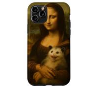 Mona Lisa Tenant Opossum Feral Drôle Humour Meme Coque pour iPhone 11 Pro