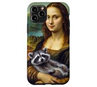 Mona Lisa Tenant Un Raton Laveur Sauvage drôle Humour Animal Meme Coque pour iPhone 11 Pro