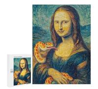 Mona Lisa with Snake Art Print-1 Puzzle 1000 Pièces Educa Jouet en Bois Cadeau Unique Décoration Intérieure Jeu Éducatif Challenge Toy Adultes Et Enfants À Partir De 14 Ans 500 PCS
