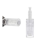 MONA microneedling Aiguilles dermapen Round Nano agulha microagulhas agulhas de substituição pontas cartouche Slot baionnette régulière pour chariot Derma elétrique (Round Nano)