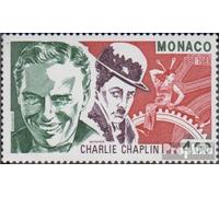 Monaco 1906 (complète.Edition.) Neuf avec Gomme Originale ** MNH 1989 Charlie Chaplin (Timbres pour Les collectionneurs) Célébrités/Cinéma/Théâtre/Radio