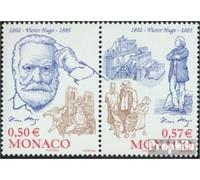 Monaco 2613-2614 Couple (complète.Edition.) Neuf avec Gomme Originale ** MNH 2002 Victor Hugo (Timbres pour Les collectionneurs)