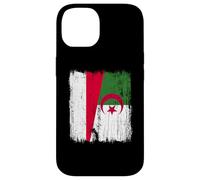 Monaco Algérie Demi Drapeau Monacan Patrimoine Algérien Coque pour iPhone 14