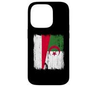 Monaco Algérie Demi Drapeau Monacan Patrimoine Algérien Coque pour iPhone 14 Pro