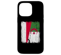 Monaco Algérie Demi Drapeau Monacan Patrimoine Algérien Coque pour iPhone 14 Pro Max