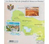 Monaco Bloc 100 (complète.Edition.) Neuf avec Gomme Originale ** MNH 2011 Fief (Timbres pour Les collectionneurs) Drapeaux/Armoiries/Cartes