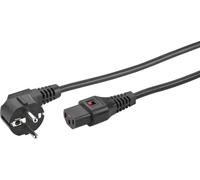 MONACOR AAC-500IEC appareils IEC Câble dalimentation direct 5.00 m noir