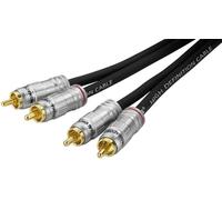 Monacor ACP 500/50 Câble De Connexion Audio Stéréo Professionnel 3 Mètres