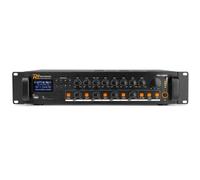 Power Dynamics Amplificateur mixeur PDV120MP3 – 120W, 4 zones réglables, USB/SD/MP3/BT