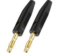 MONACOR BP-30G/SW Fiche banane