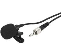 Monacor ECM-821LT Micro-cravate Micro Type de transmission (détails):filaire avec bonnette anti-vent microphone (jack 3,5 mm)