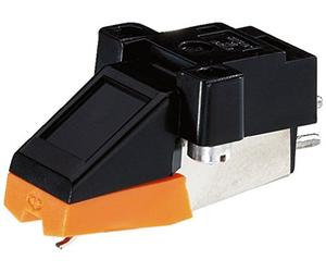 Monacor EN-24 Système magnétique stéréo avec Aiguille Diamant Orange/Noir