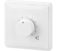MONACOR encastré Commande du volume ELA blanc