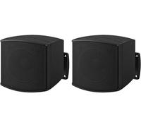 MONACOR EUL-26/SW Enceinte murale ELA, Enceinte murale 10 W noir 1 paire(s)