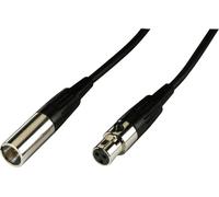 Monacor MCM-500/SW XLR Cordon [1x Mini XLR mâle - 1x Mini XLR femelle] 5 m noir