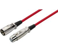 MONACOR MEC-100/RT XLR Cordon [1x XLR mâle - 1x XLR femelle] 1 m rouge