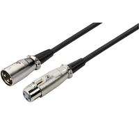 MONACOR MEC-1000/SW XLR Cordon [1x XLR mâle - 1x XLR femelle] 10 m noir