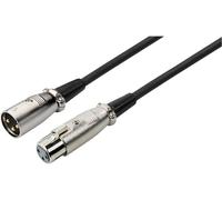 MONACOR MEC-20/SW XLR Cordon [1x XLR mâle - 1x XLR femelle] 6 m noir