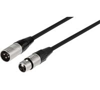 MONACOR MECR-2000/SW XLR Cordon [1x XLR mâle - 1x XLR femelle] 20 m noir