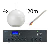 Monacor Monacor 4x EDL-420/WS PA-812DAP Bundle