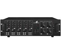 MONACOR PA-12040 Amplificateur ELA 120 W 4 canaux 4 zones