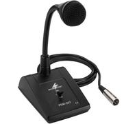 Monacor Microphone PDM-302 PA de bureau Noir