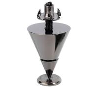 Monacor Pointes Dans Chrome Noir SPS-30 / Sc- Réglable en Hauteur