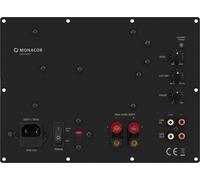 Monacor Module amplificateur encastrable SAM-300D – Subwoofer actif numérique 300 W (420 Wmax) Noir