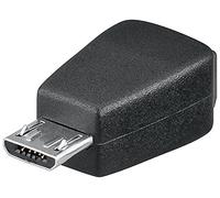 Monacor USBA-30BMBMC Adaptateur Mini USB Femelle vers Micro USB mâle Noir