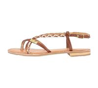 Les Tropéziennes par M. Belarbi Femme MONATRES Sandales Bride Arriere, Marron (Tan/Or 797), 36 EU