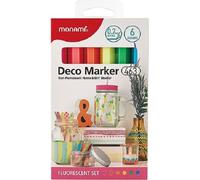MONAMI acrylique Deco Marker 463 XF, 6pcs fluorescent