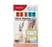 MONAMI acrylique Deco Marker 463 XF, 6pcs pastel
