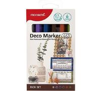 MONAMI acrylique Deco Marker 463 XF, 6pcs Rich